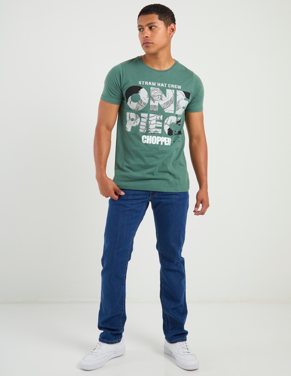 Jeans slim lavado obscuro para hombre