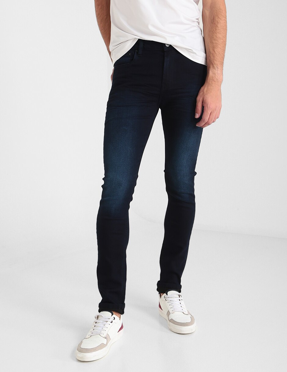 Jeans Básico Hombre Furor Stone 62105606 Mezclilla Stretch – stfashion.mx