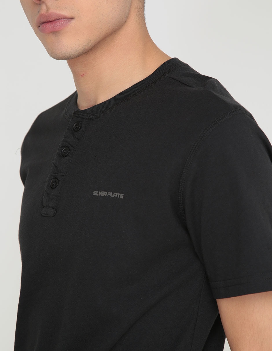 Playera Silver Plate cuello redondo para hombre