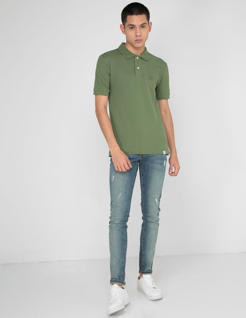 PLAYERA 12026SP SILVE, EG, VERDE OLIVO