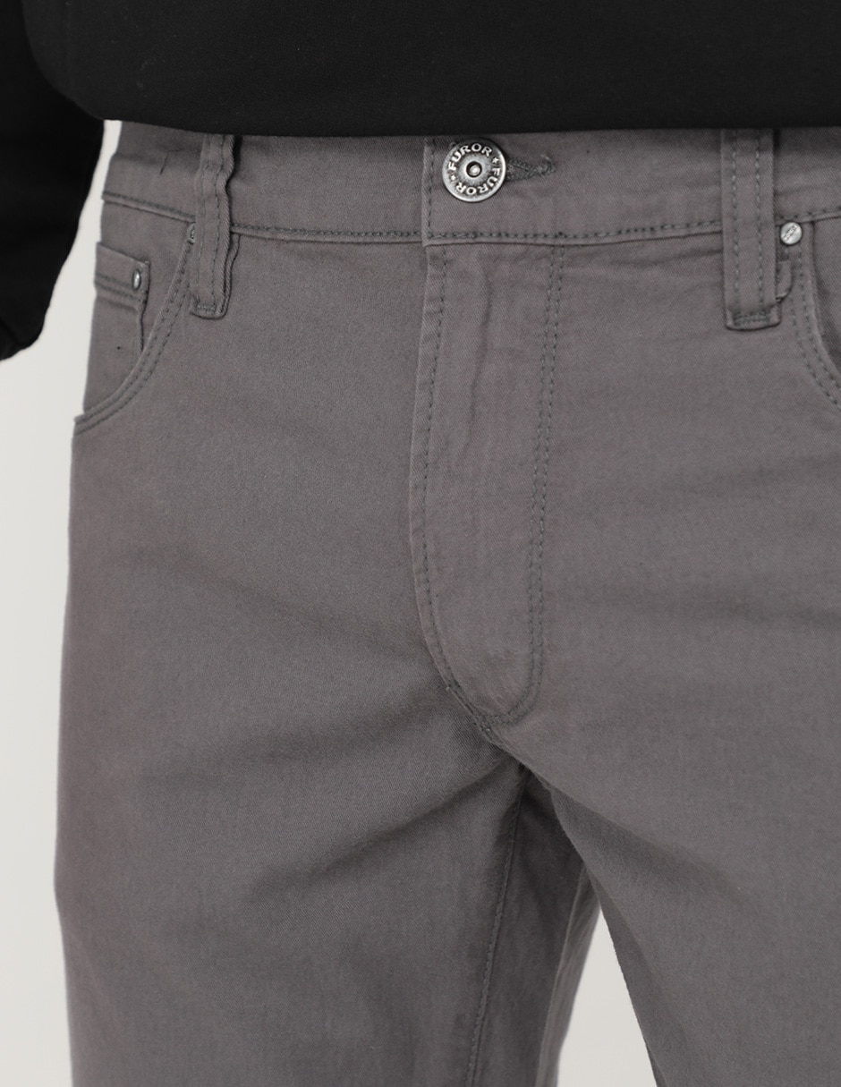 Pantalón slim Furor de algodón para hombre
