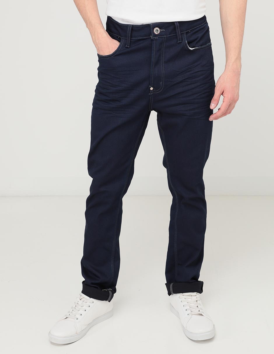 Jeans slim lavado obscuro para hombre Jeans slim lavado obscuro para hombre