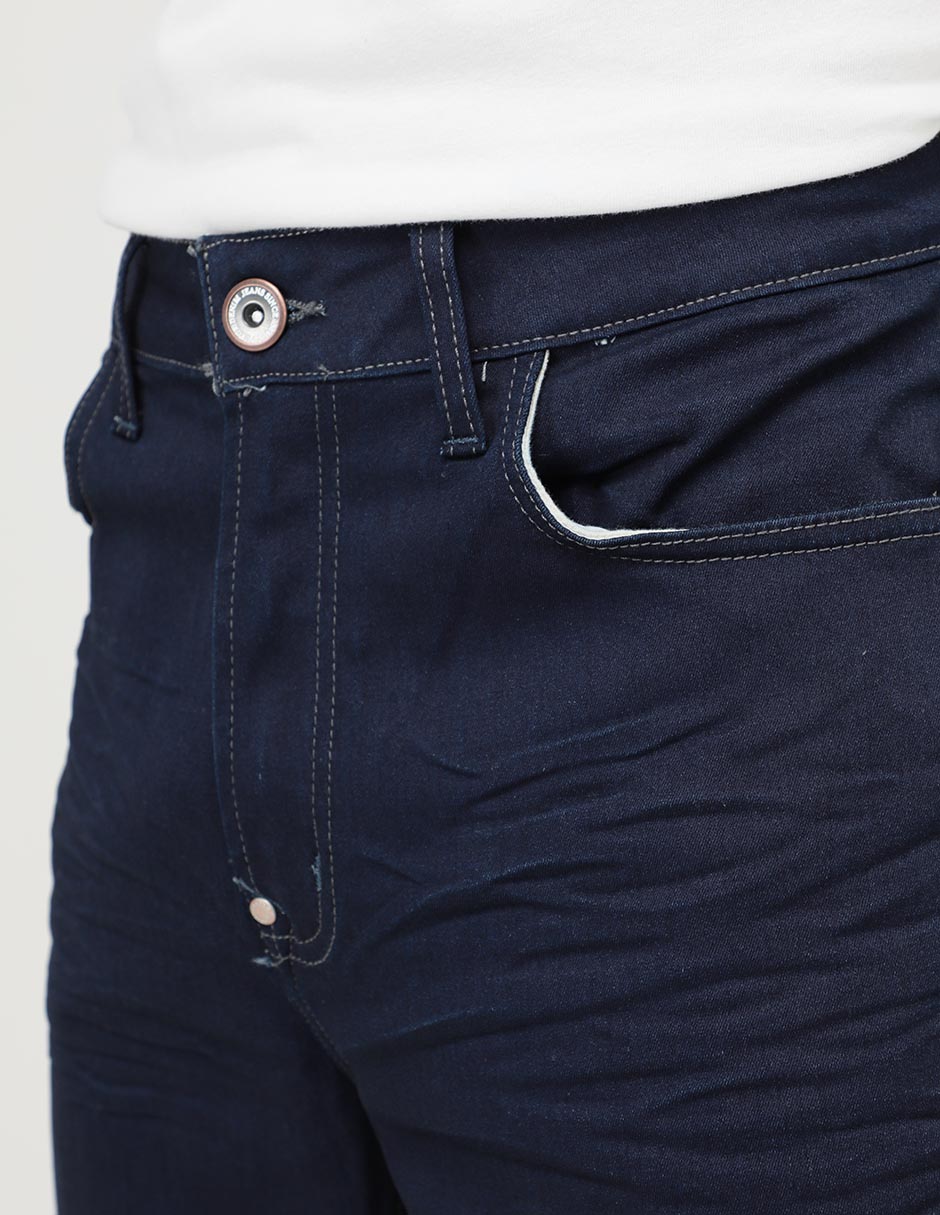 Jeans slim lavado obscuro para hombre 4