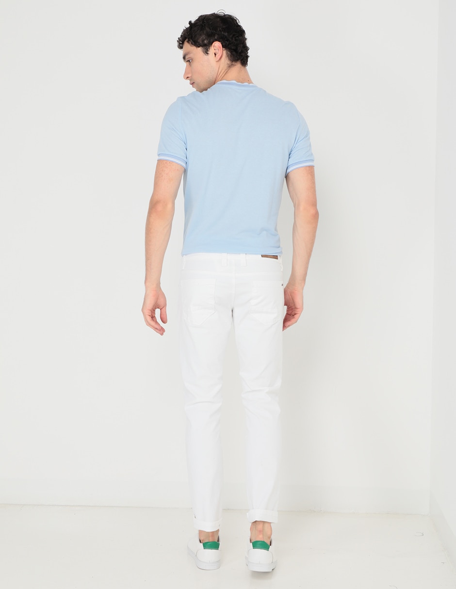 Pantalón slim de algodón para hombre 2