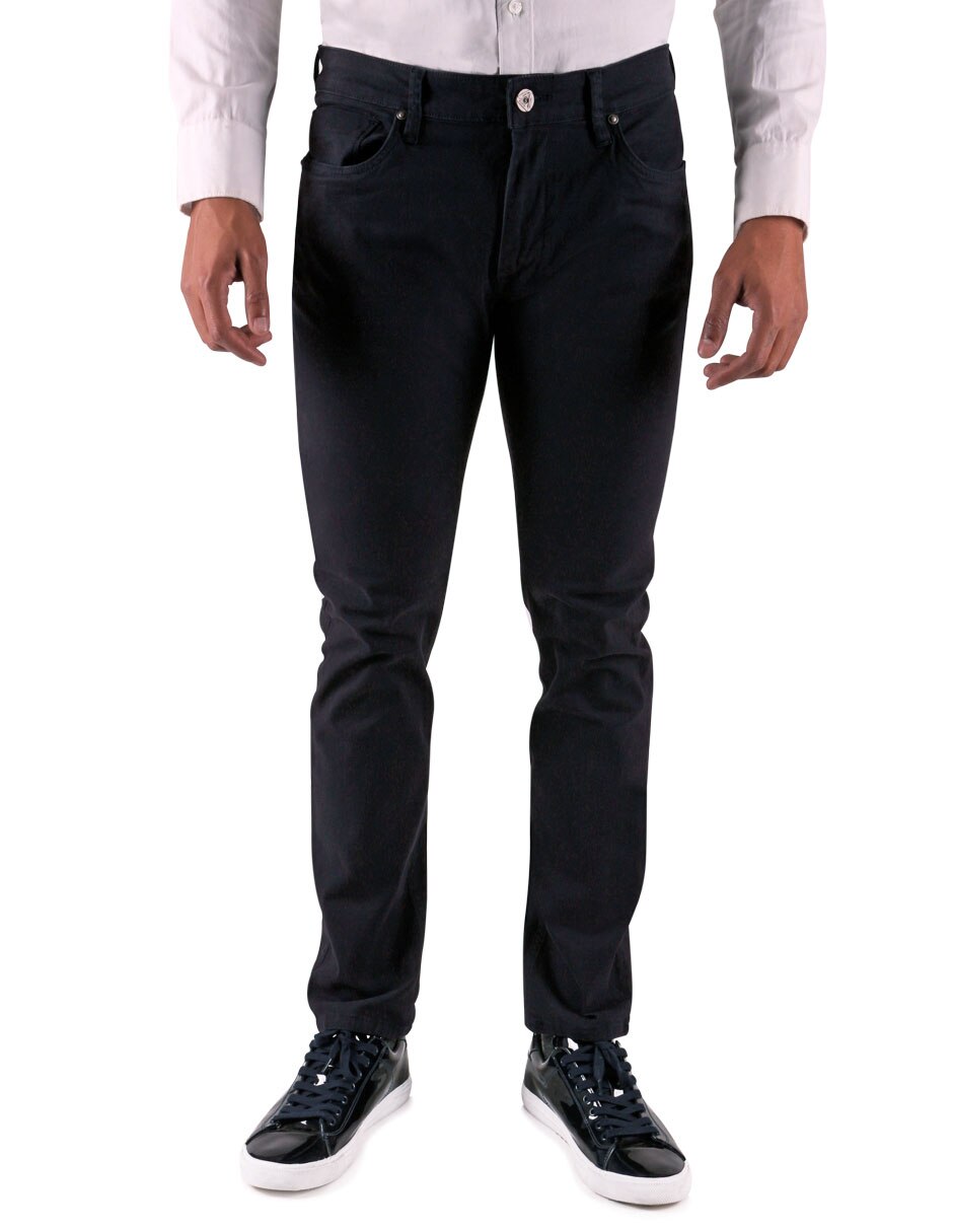 Pantalón slim de algodón para hombre 1