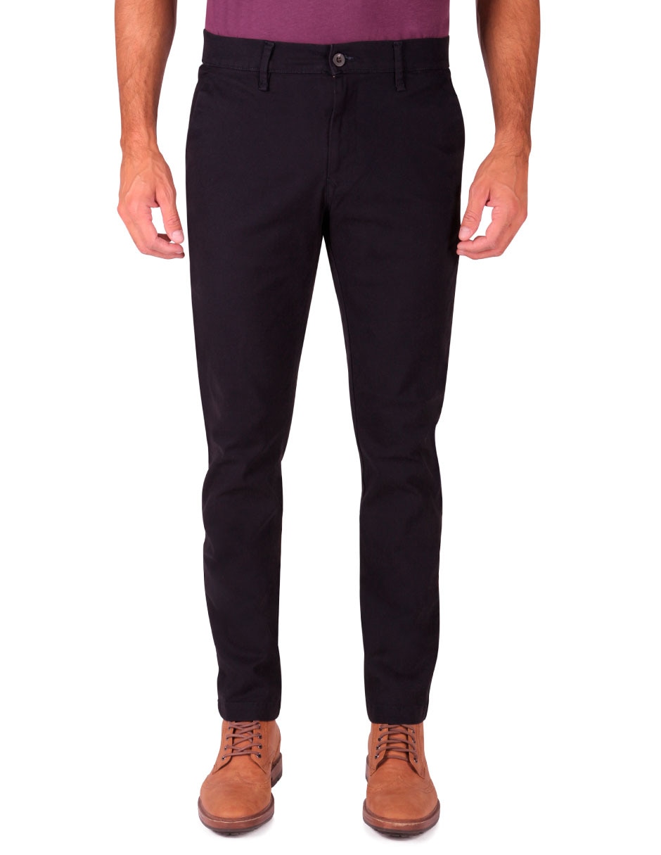 Pantalón chino slim de algodón para hombre Pantalón chino slim de algodón para hombre