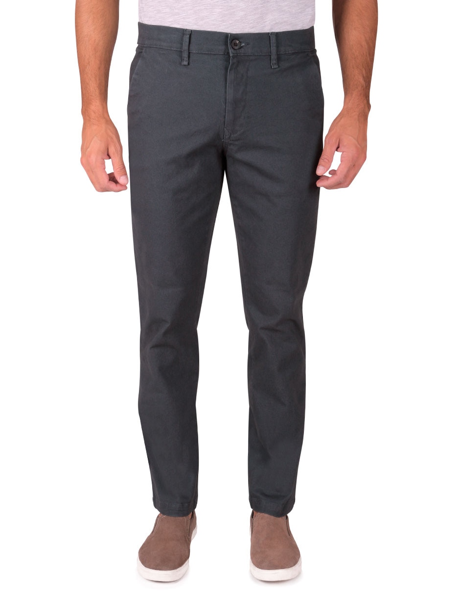 Pantalón chino slim de algodón para hombre Pantalón chino slim de algodón para hombre