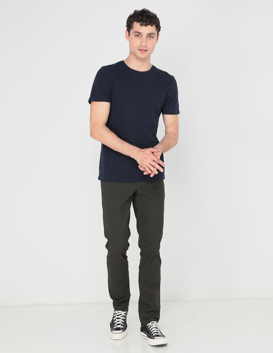 PANTALON 5 BOLSAS, 30-32, VERDE OLIVO L
