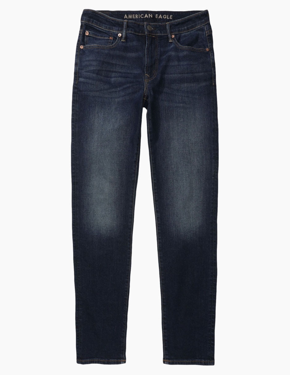 Jeans slim lavado sand blast para hombre 3