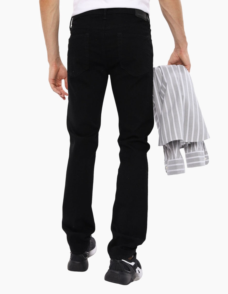 Jeans slim lavado obscuro para hombre 2