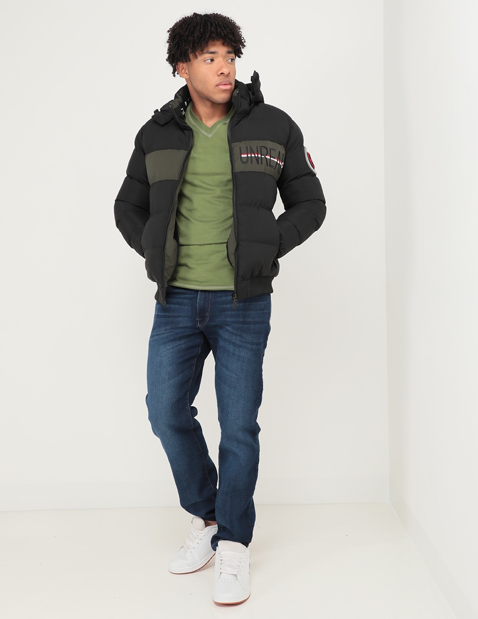 Playera Silver Plate cuello V para hombre
