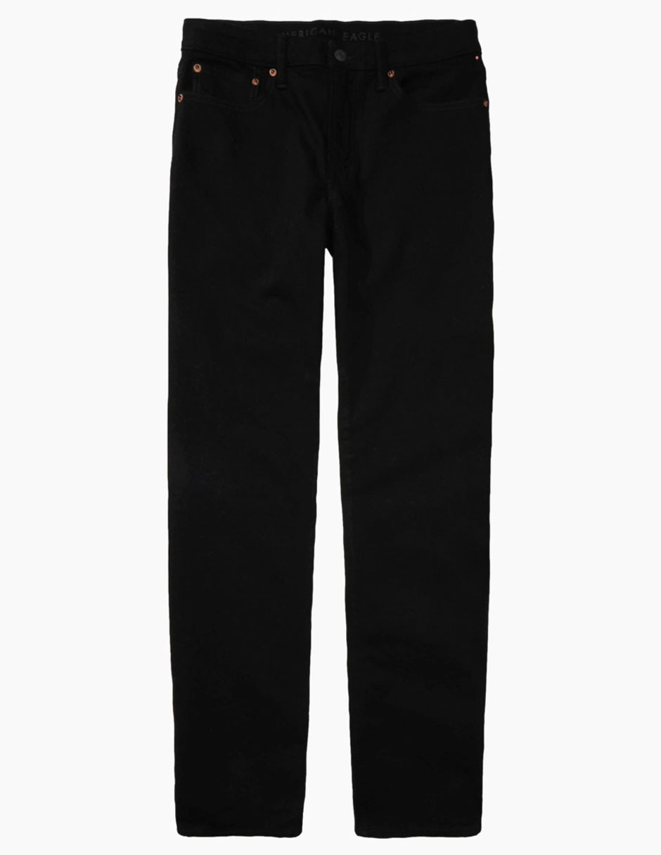 Jeans straight lavado obscuro para hombre 3