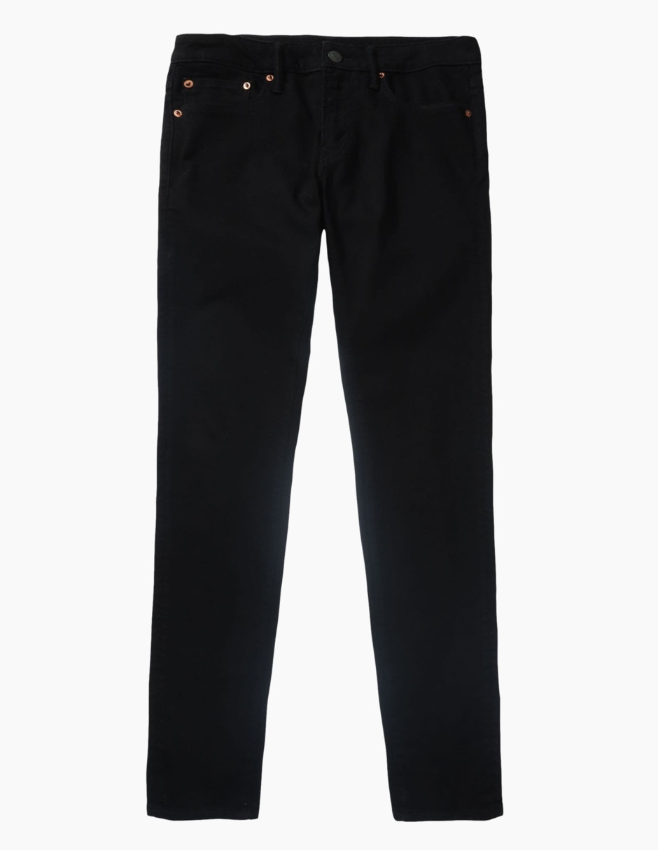 Jeans skinny lavado obscuro para hombre 3