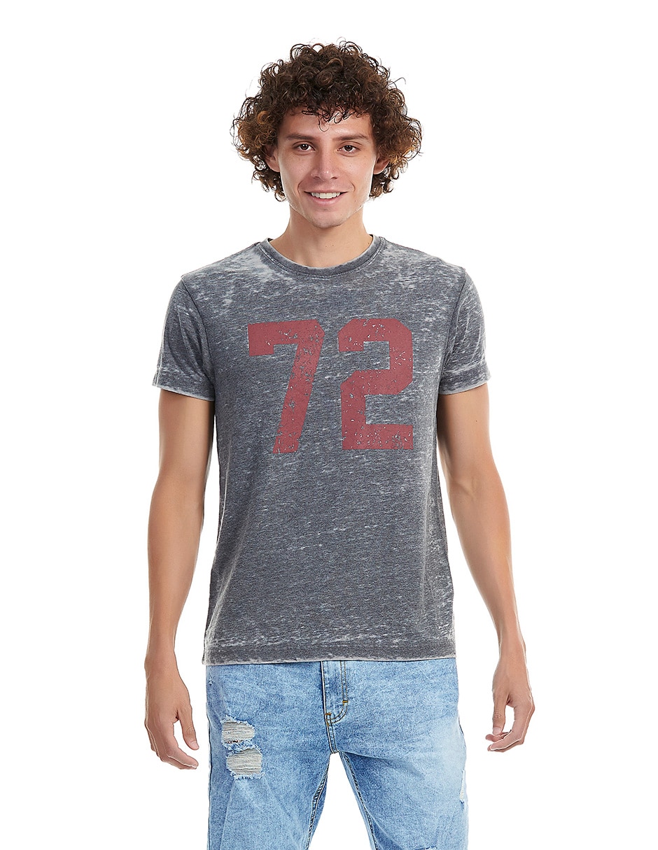 Playera cuello redondo para hombre