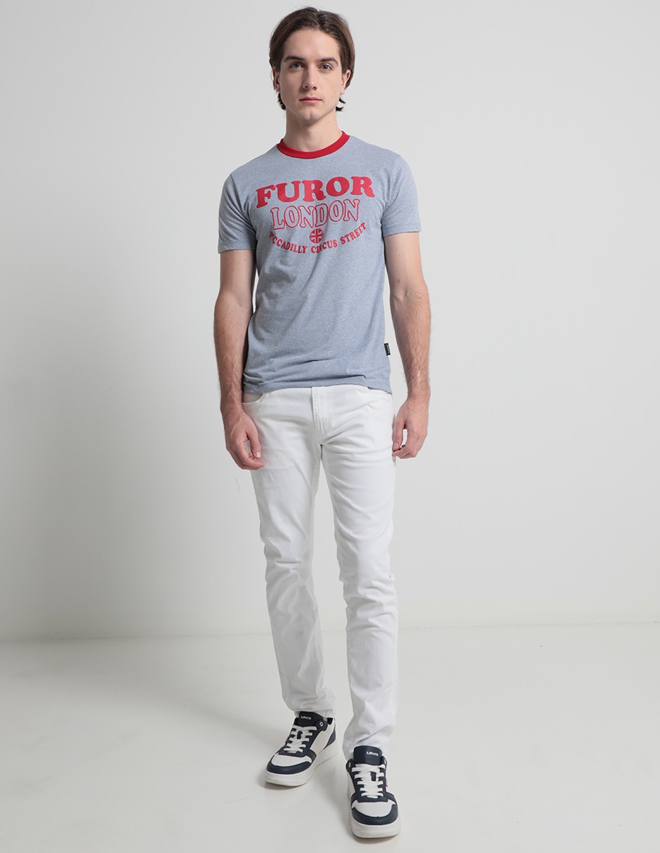 Pantalón slim de algodón para hombre 3