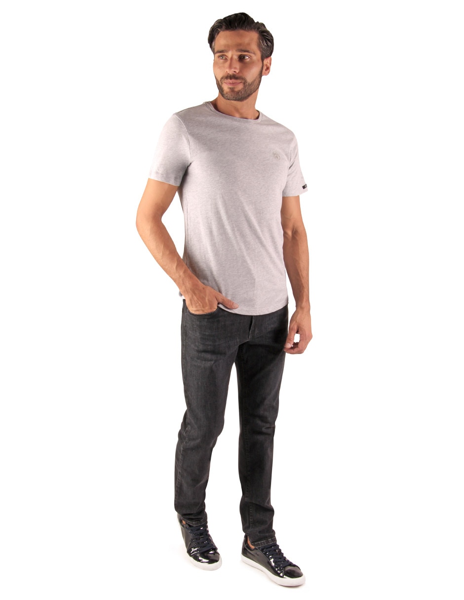 Jeans skinny lavado stone wash para hombre 3