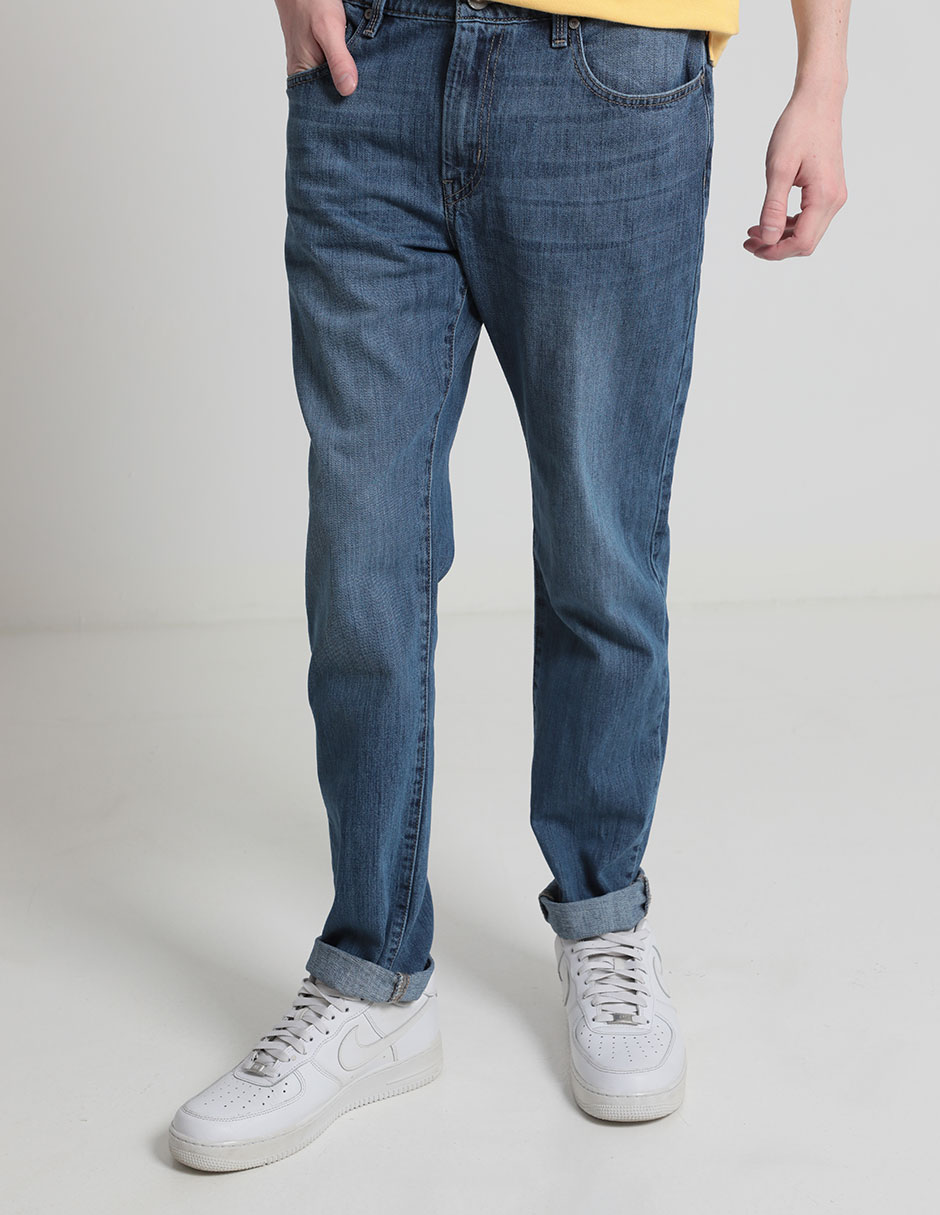 Jeans slim lavado stone wash para hombre