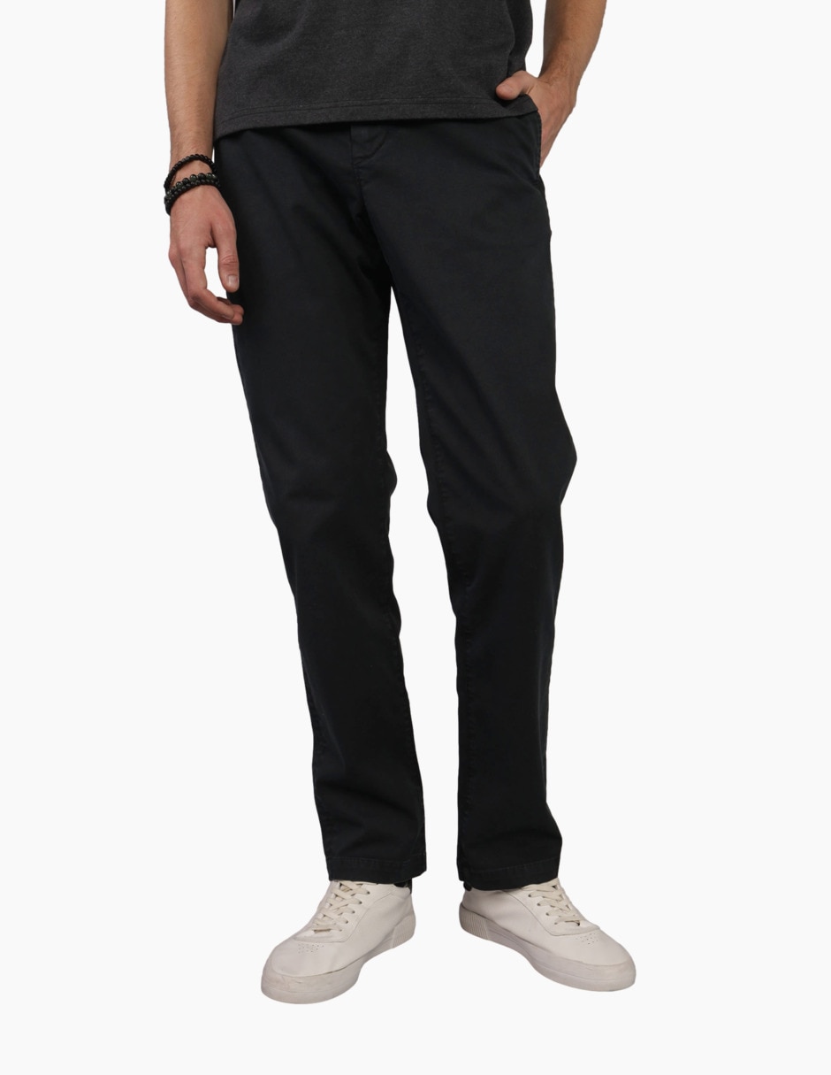 Pantalón recto de algodón para hombre Pantalón recto de algodón para hombre