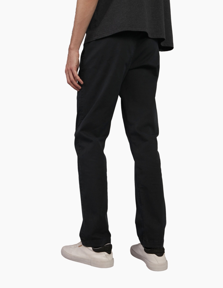 Pantalón recto de algodón para hombre 2