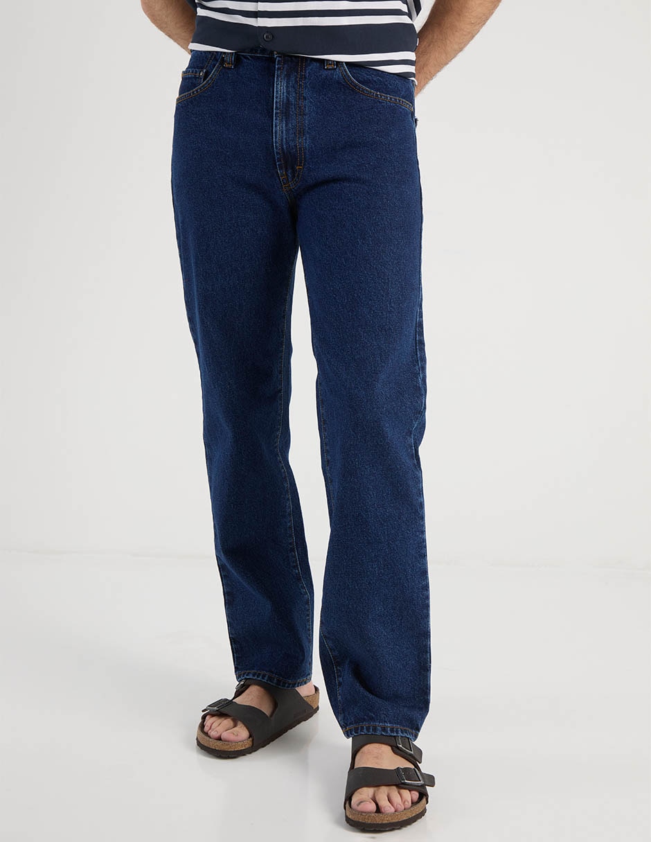 Jeans slim lavado obscuro para hombre Jeans slim lavado obscuro para hombre