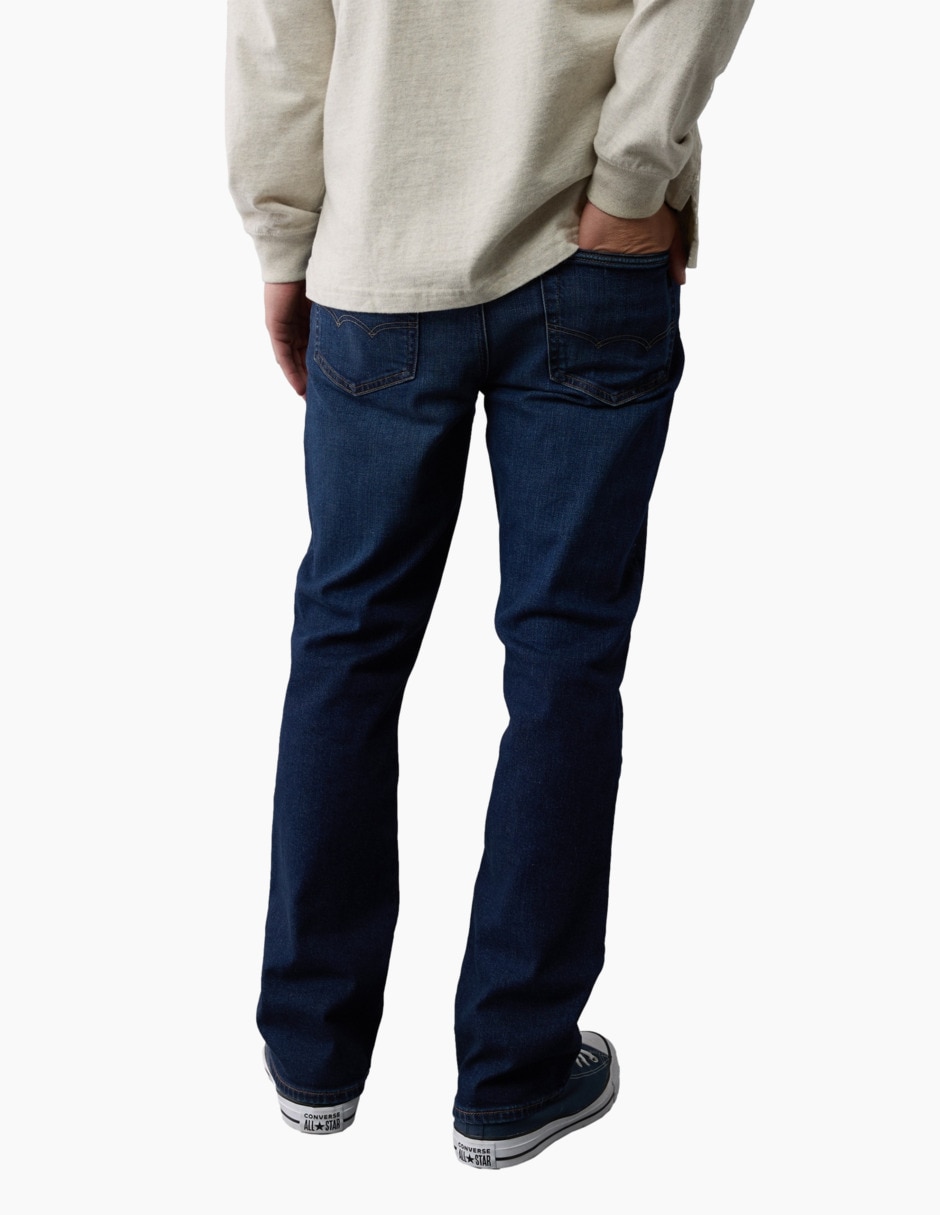 Jeans slim lavado obscuro para hombre 2