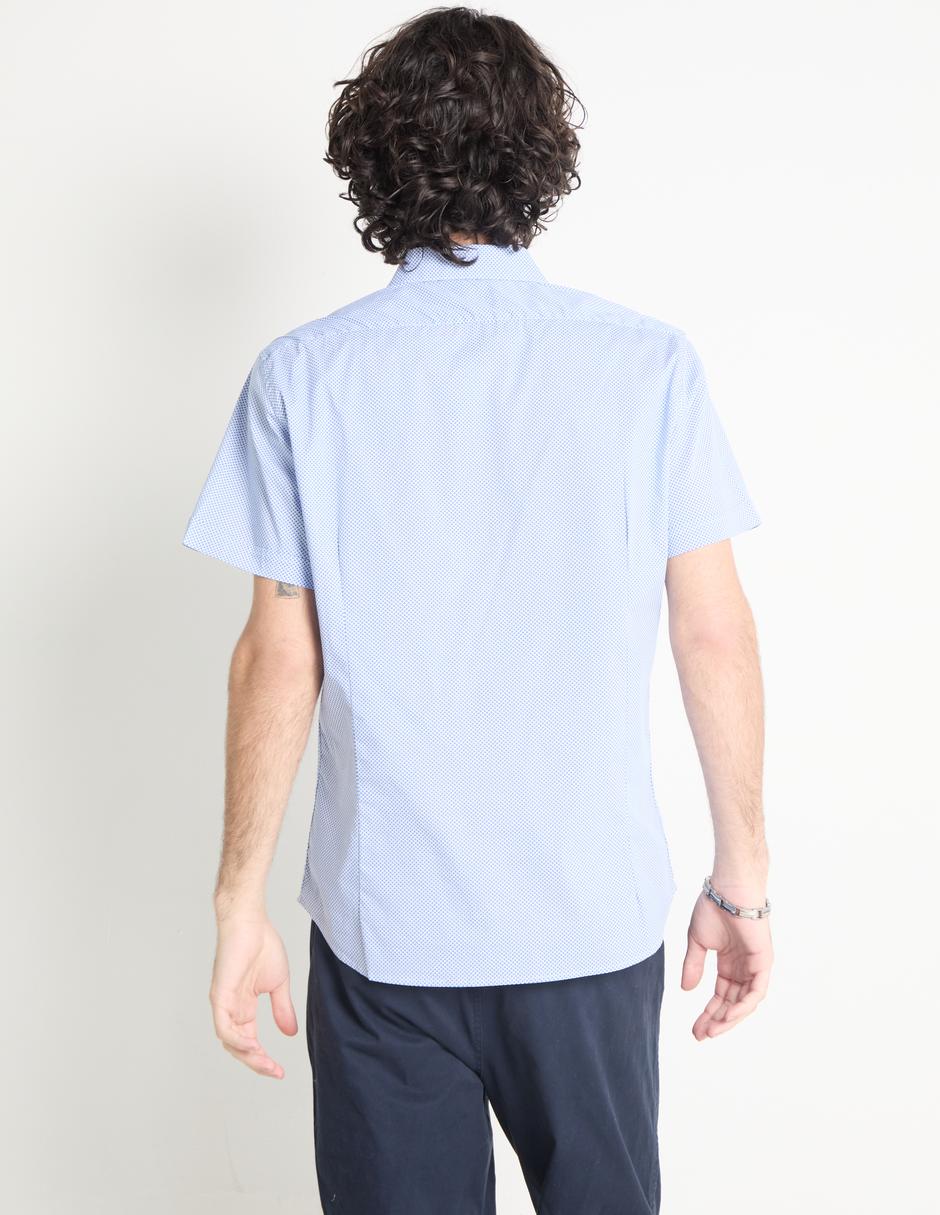 Camisa casual de algodón manga corta para hombre 2
