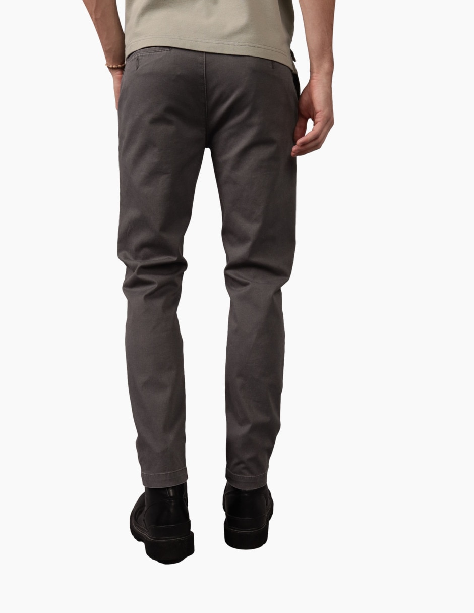 Pantalón regular de algodón para hombre 4