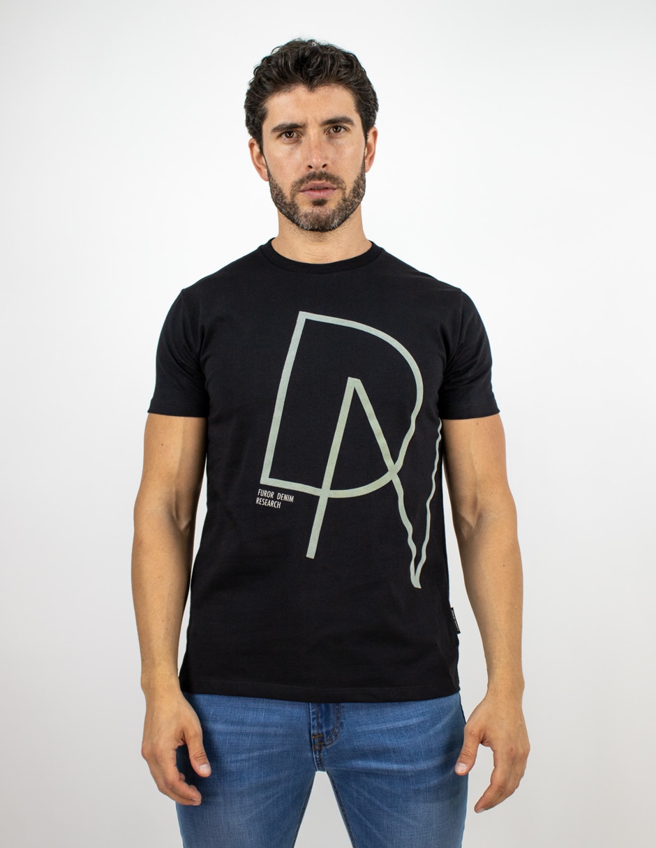 Playera cuello redondo para hombre 1