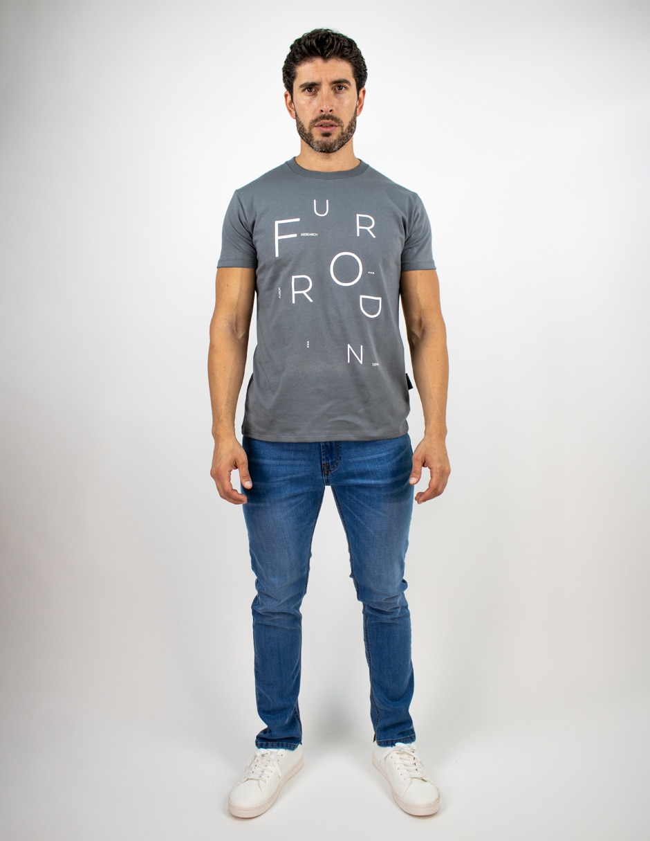 Playera cuello redondo para hombre 3