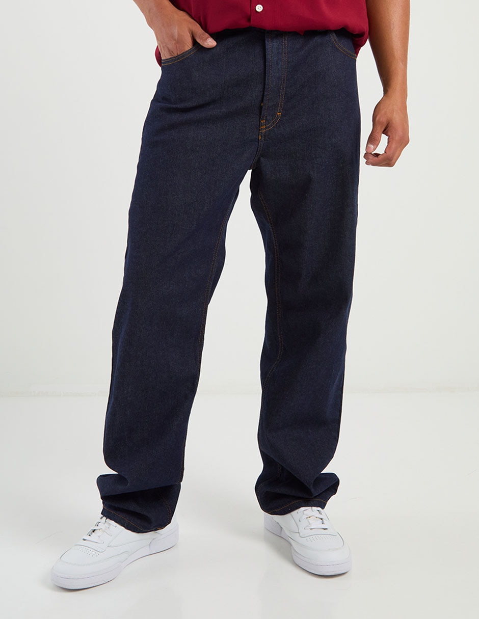 Jeans slim lavado medio para hombre