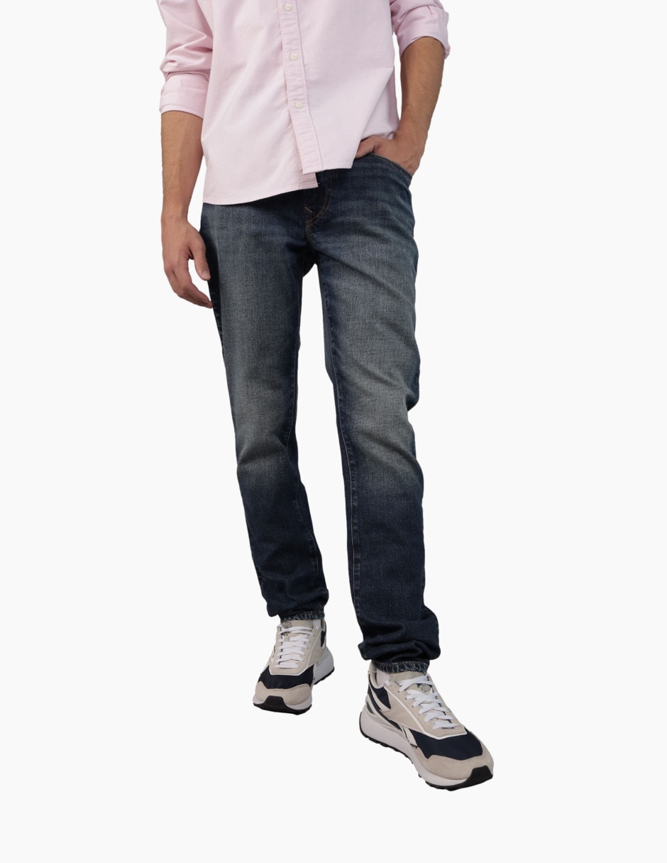 Jeans slim deslavado para hombre Jeans slim deslavado para hombre