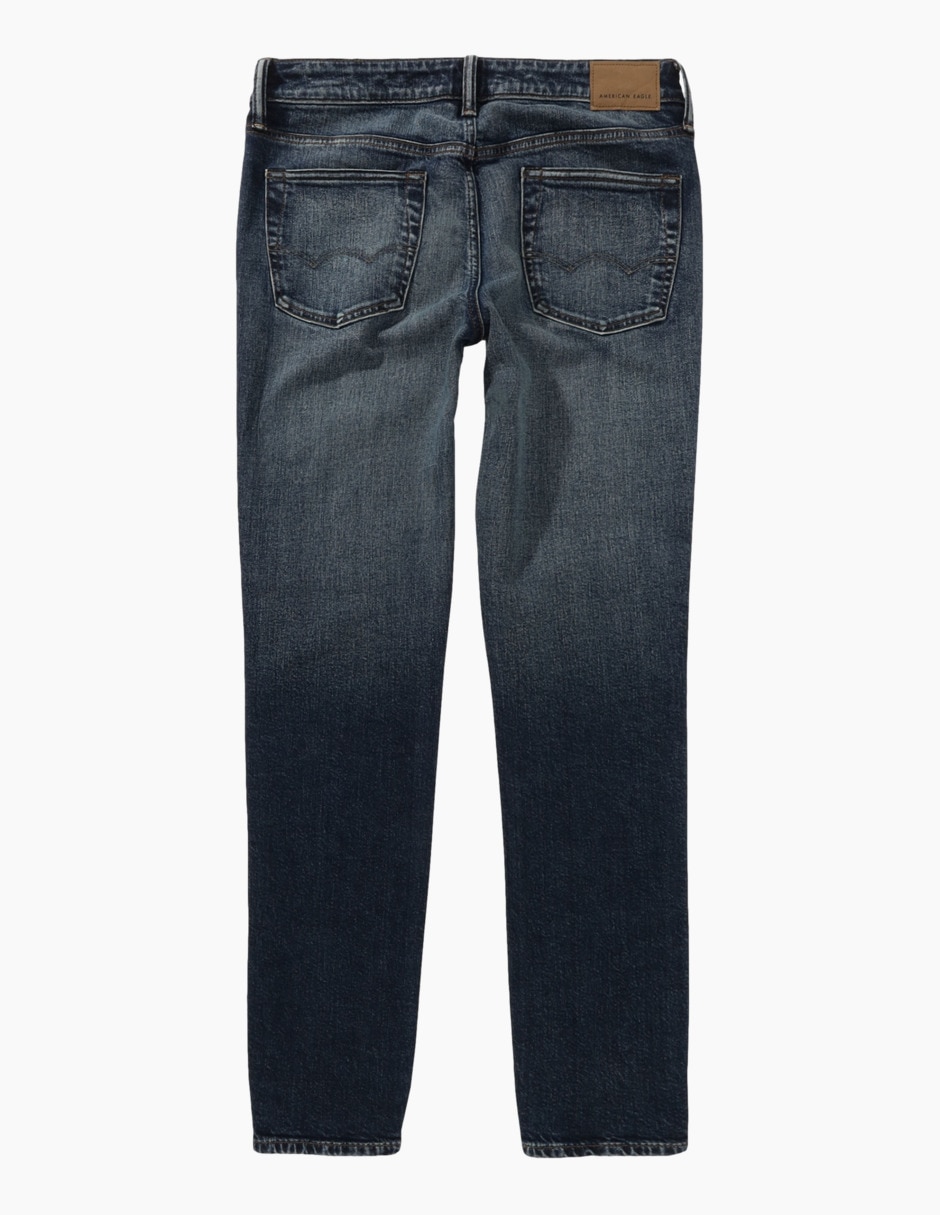 Jeans slim deslavado para hombre 2