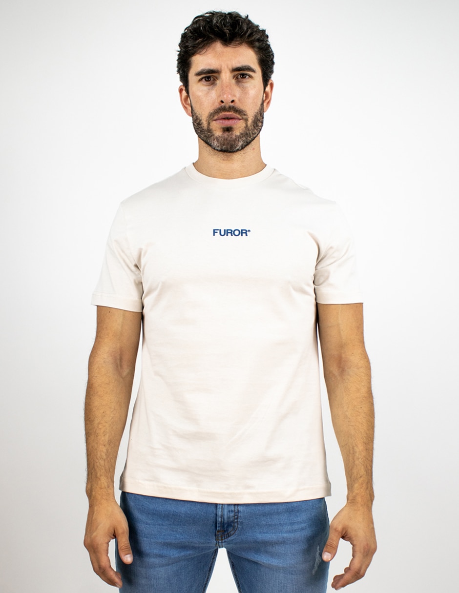 Playera cuello redondo para hombre