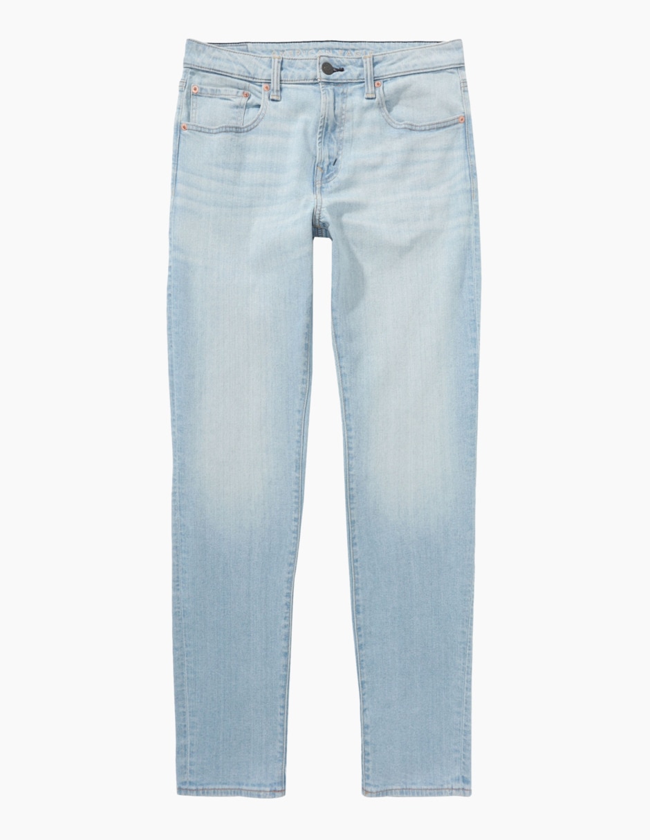 Jeans slim lavado claro para hombre 3
