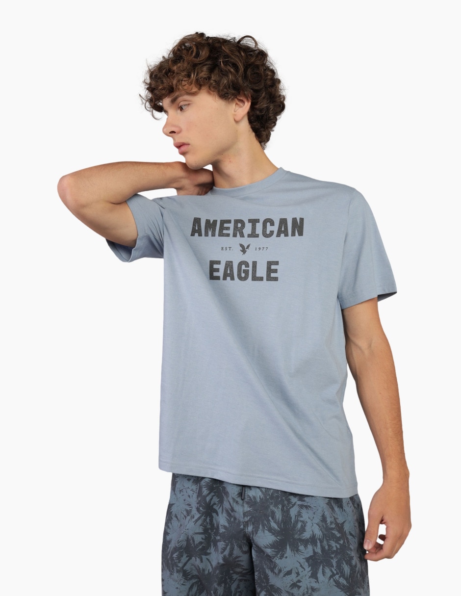 American Eagle Playeras Para Hombre Suburbia Playera American