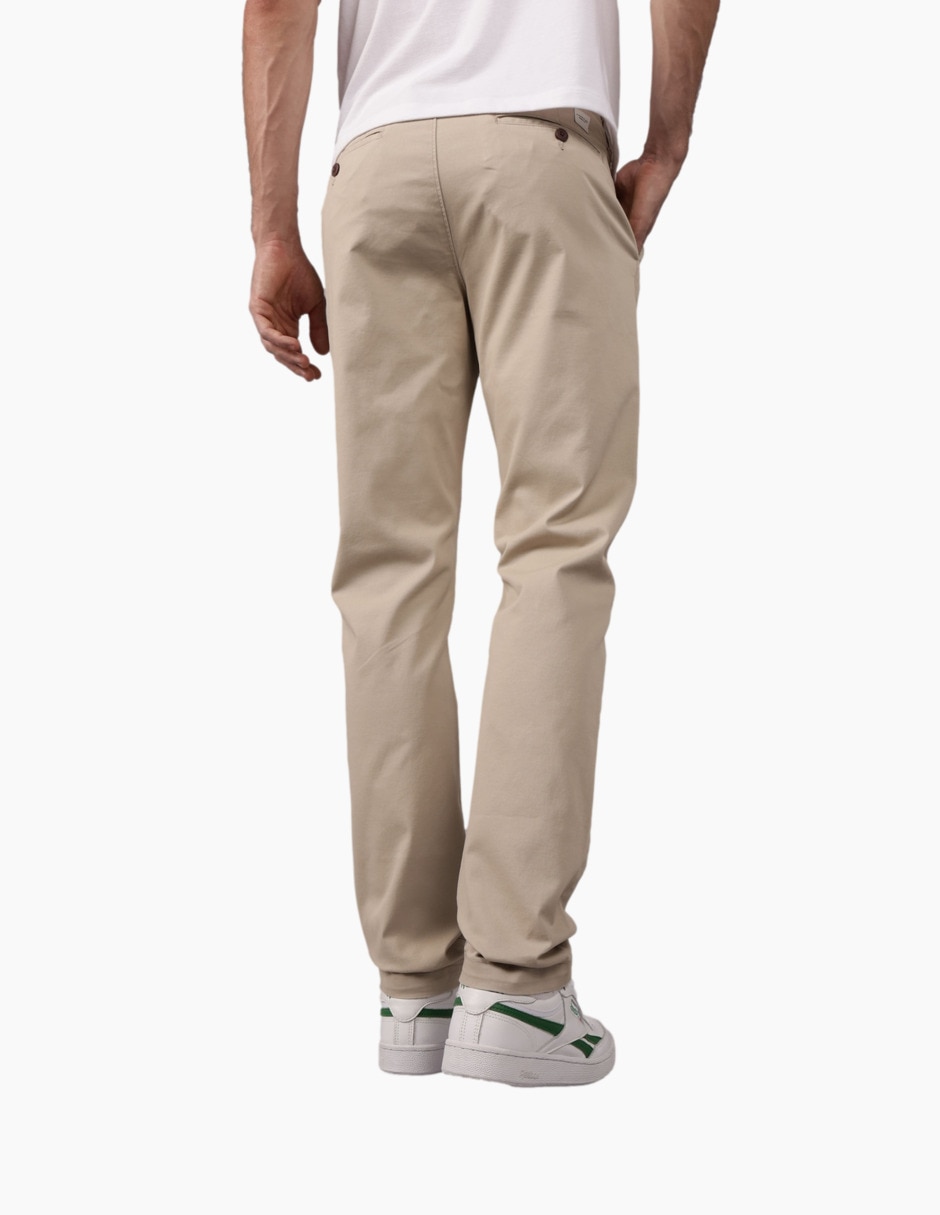 Pantalón chino slim de algodón para hombre 2