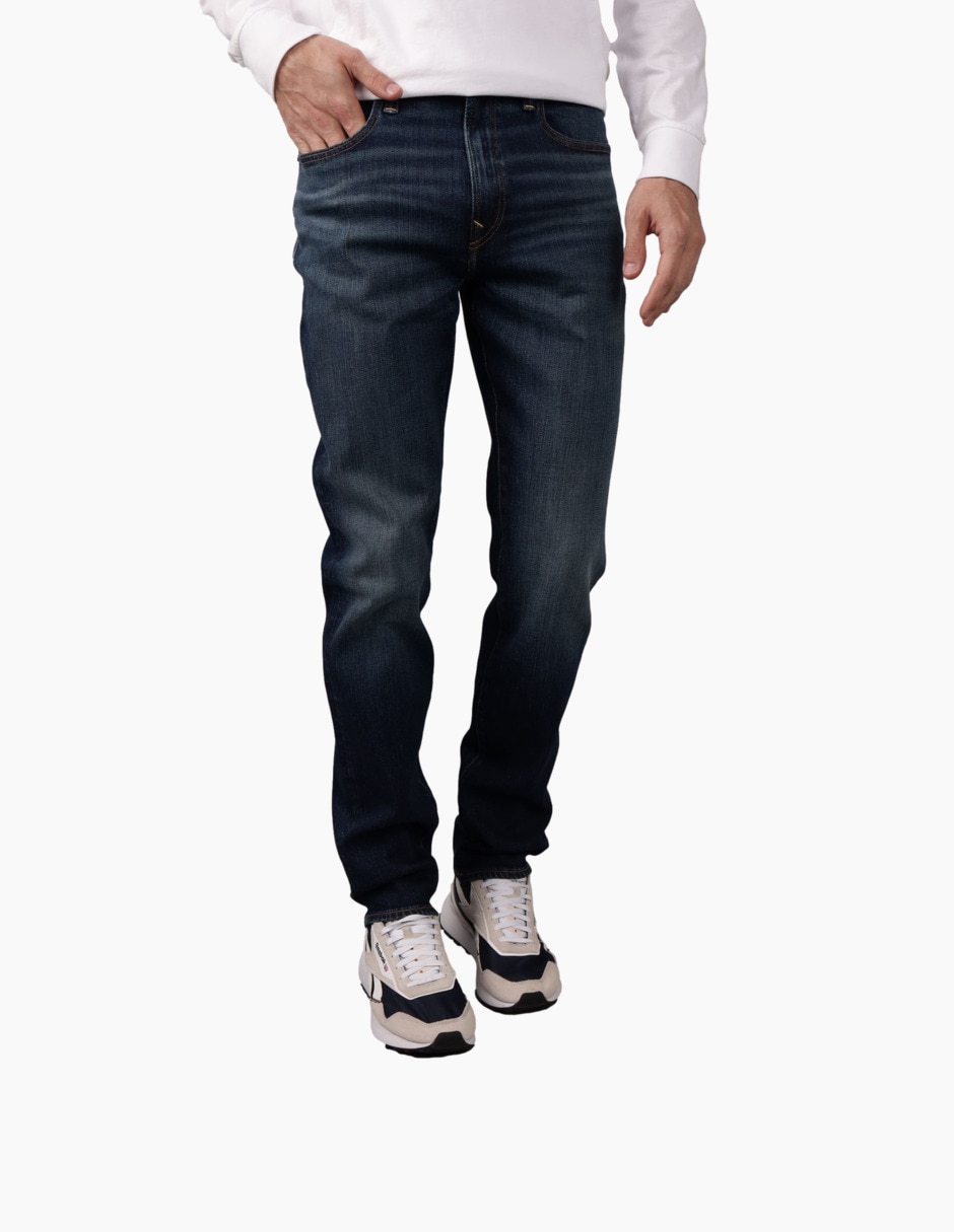 Jeans skinny deslavado para hombre Jeans skinny deslavado para hombre