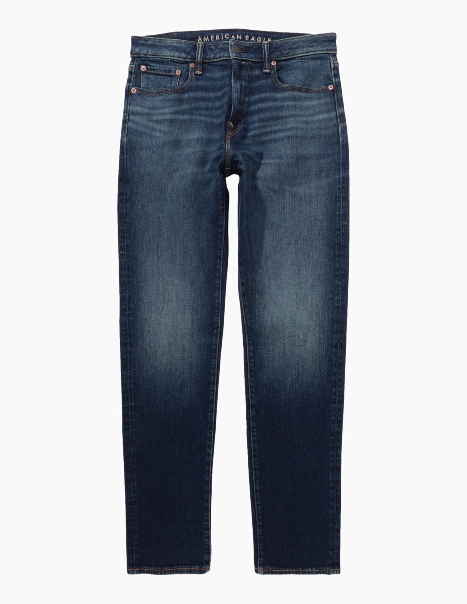 Jeans skinny deslavado para hombre 3