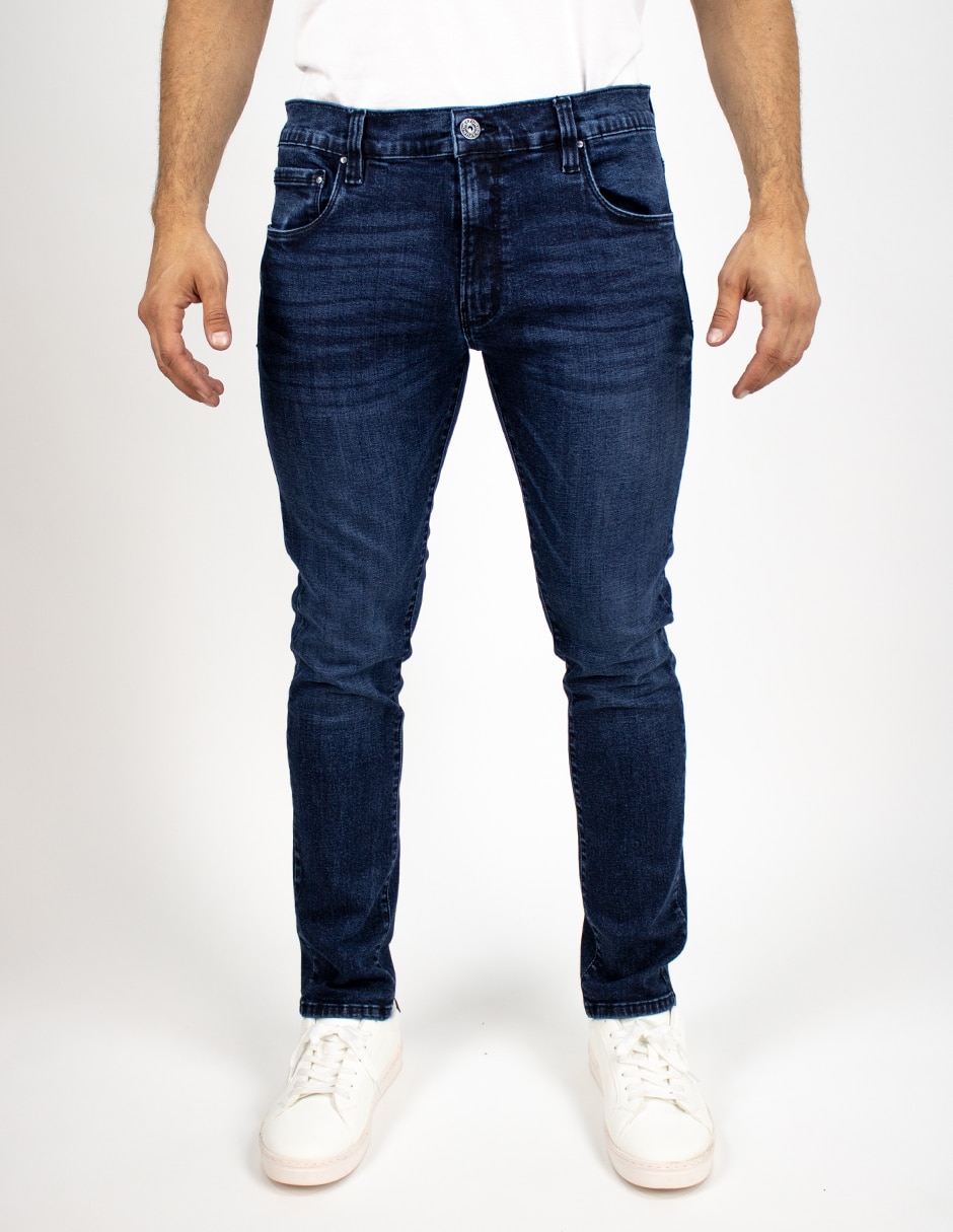 Jeans slim deslavado para hombre Jeans slim deslavado para hombre