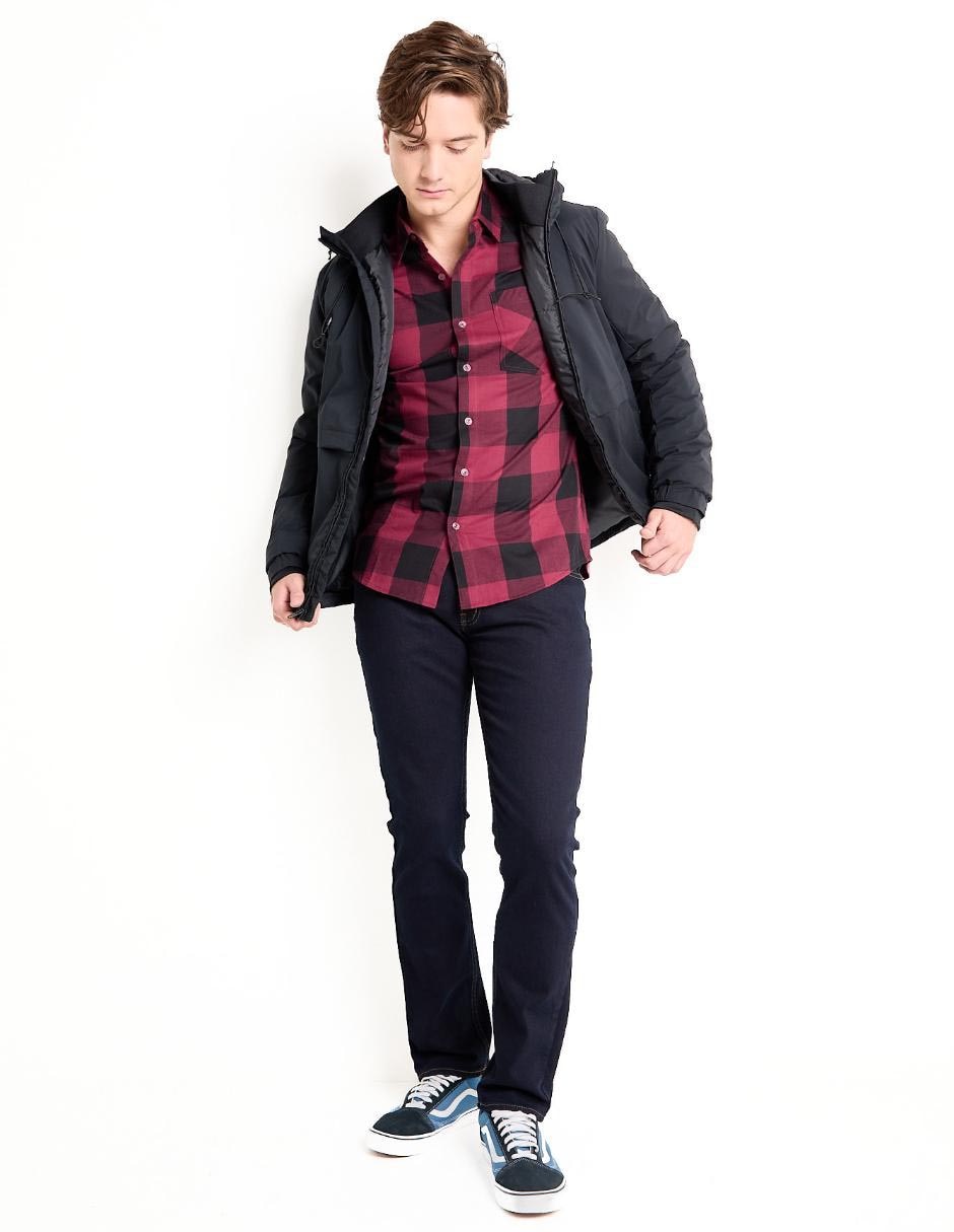 Jeans slim lavado obscuro para hombre 3