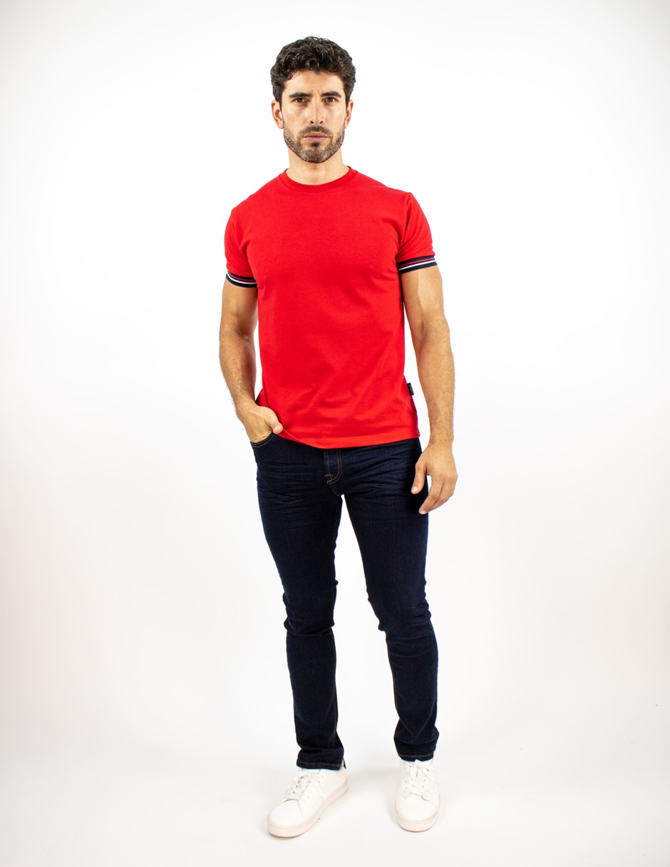 Playera cuello redondo para hombre 3