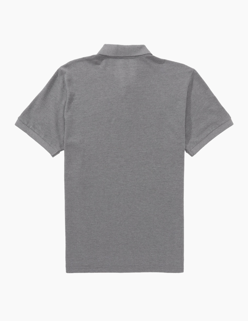 Playera tipo polo P Mfo Heather Grey P para hombre 4