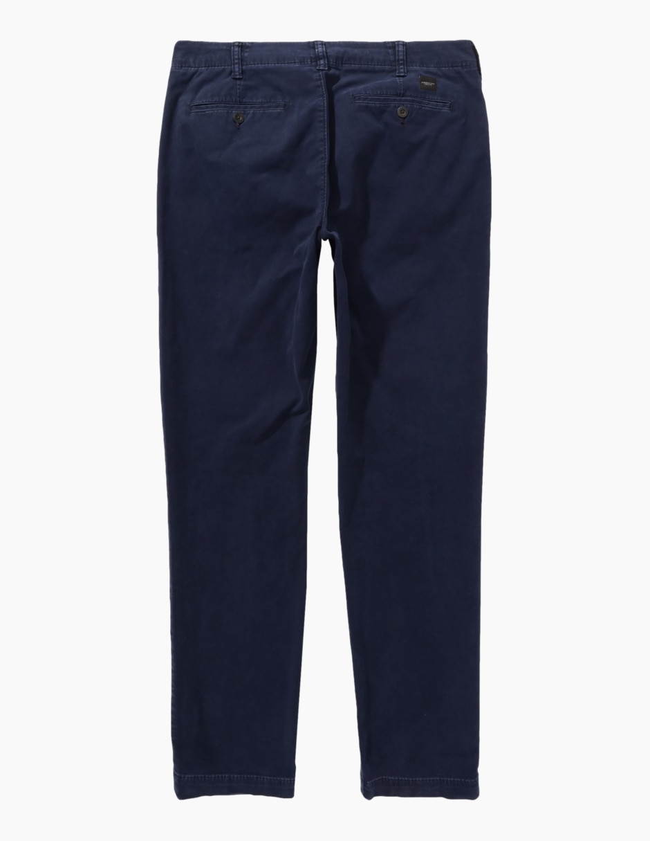 Pantalón chino slim de algodón para hombre 4