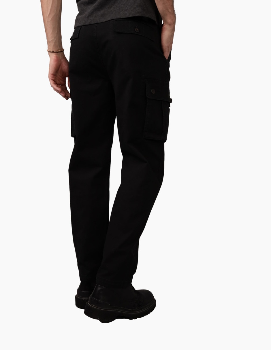 Pantalón cargo regular de algodón para hombre 2