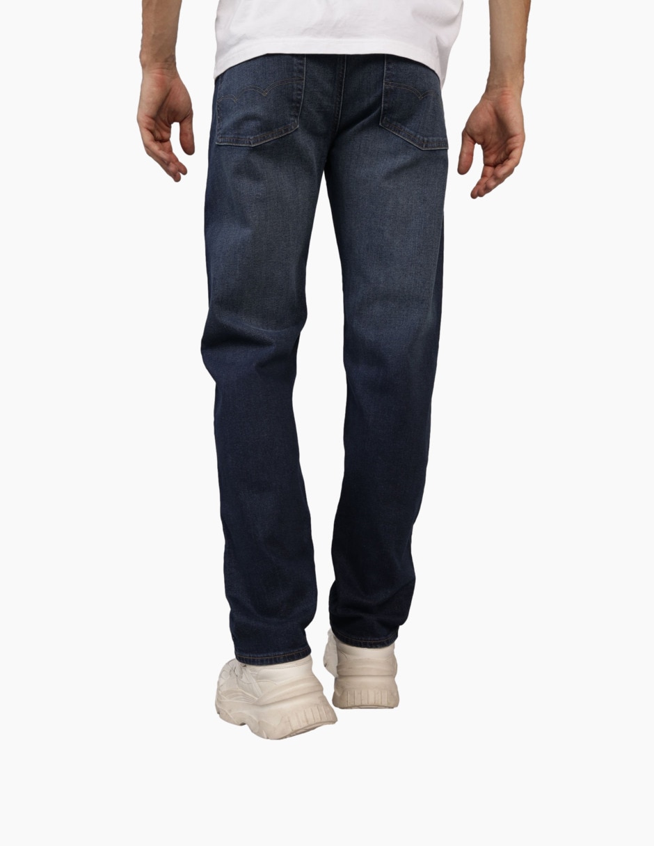 Jeans slim lavado obscuro para hombre 2