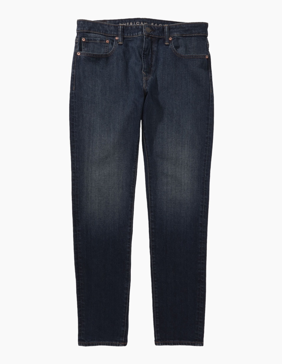 Jeans skinny Athletic lavado obscuro para hombre 3