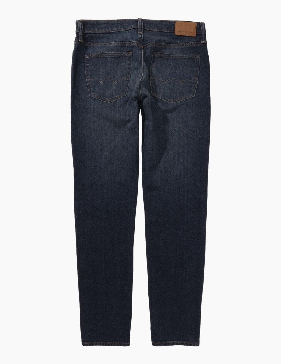 Jeans skinny Athletic lavado obscuro para hombre 4