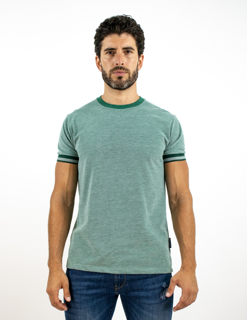 Playera cuello redondo para hombre