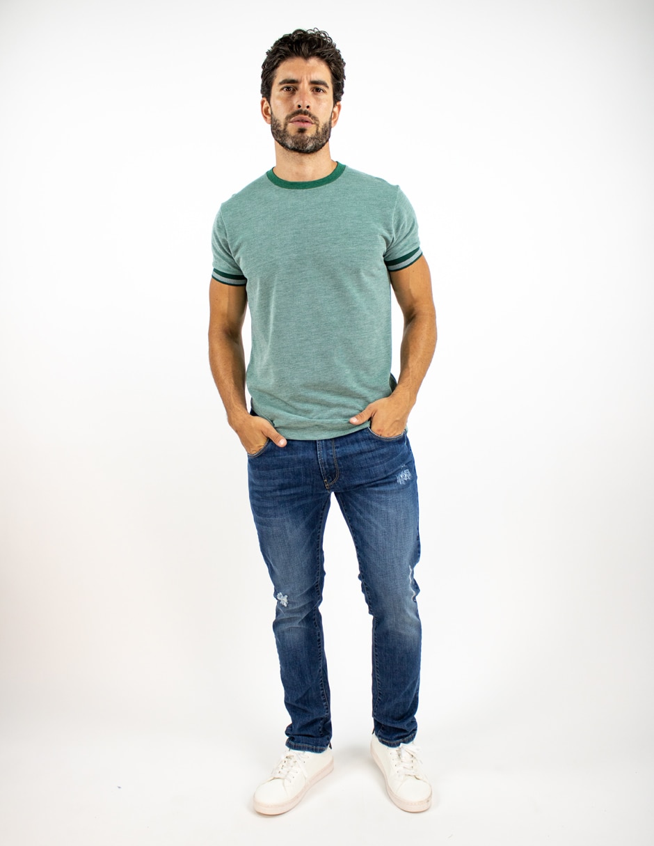 PLAYERA BOB FUROR, EG, VERDE BOTELLA