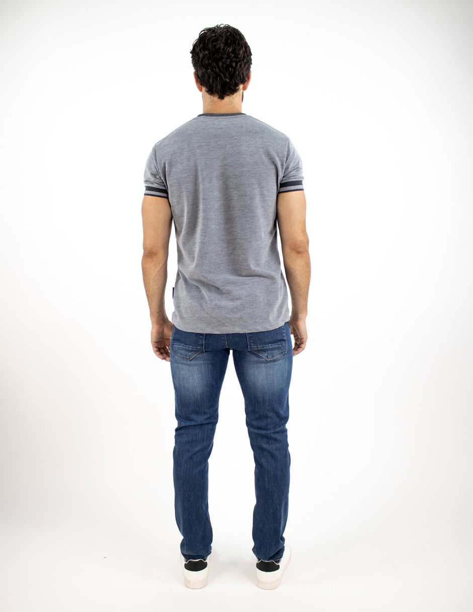 Playera cuello redondo para hombre 2